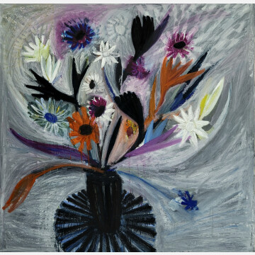 Flowers in a Dark Vase 